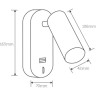 Бра FREYA POINT ONE FR10001WL-L4B