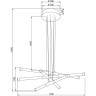 Люстра потолочная светододная FREYA VIBE FR6098PL-L64BZ