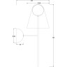 Настенный светильник FREYA DOUBLETY FR5382WL-01BS