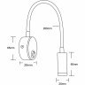 Настенный светильник FREYA FR6032WL-L3S