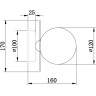 Настенный светильник FREYA SEPIA FR5391WL-01BS