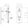Настенный светильник светодиодный FREYA SHON FR5347WL-L3BR 3 Вт USB бронза