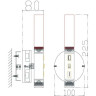 Настенный светильник светодиодный FREYA VELA FR5342WL-L3B