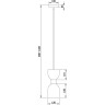 Подвесная люстра FRAYA SAVIA FR5203PL-01CH1