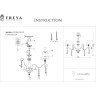 Подвесная люстра FREYA ADELAIDE FR2306-PL-06-W