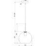 Подвесной светильник FREYA BRAVIS FR8006PL-01BS