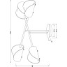 Подвесной светильник FREYA MALLOW FR5228PL-04C