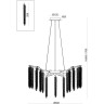 Подвесной светильник FREYA MINERAL FR1010PL-08G