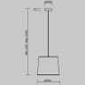 Подвесной светильник FREYA MIXTURE FR5483PL-01B1