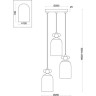 Подвесной светильник FREYA PITCH FR5365PL-03CH