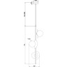 Подвесной светильник FREYA SEPIA FR5391PL-03CFL