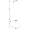Подвесной светильник FREYA BRAVIS FR8003PL-01B