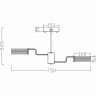 Потолочная люстра FREYA EVA FR6039CL-L64CH