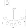 Потолочный светильник FREYA HATS FR5370CL-06B