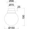 Светильник настенно-потолочный FREYA KRON FR5339CL-01N2