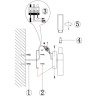 Светильник настенный FREYA MATCH FR6109WL-01CH