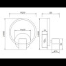 Светильник настенный FREYA TUMBLER FR6074WL-L12GB